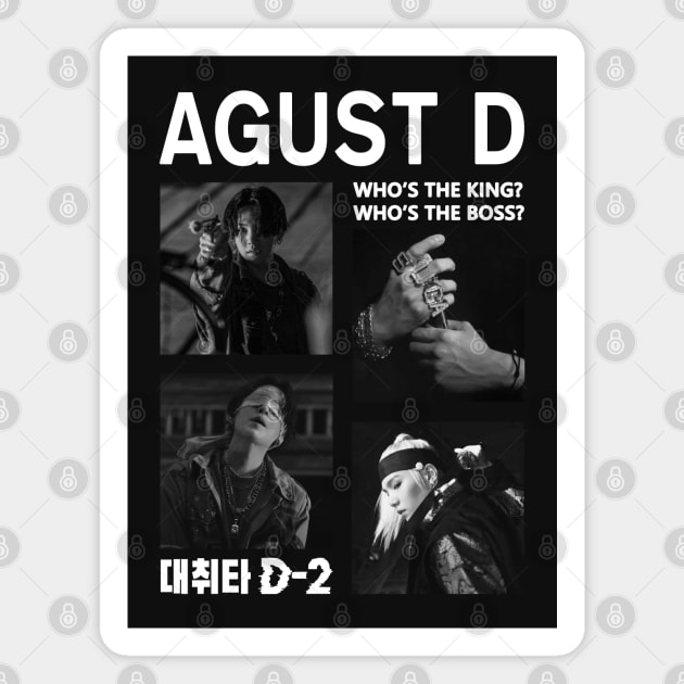 SUGA  Agust D TOUR IN U.S Magnet by WacalacaW